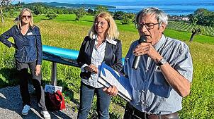 Schon bei der Veranstaltung der Bürgerinitiative hatte Hartmut Walter, Vorsitzender des Naturschutzbunds, gegen den Bebauungsplan ...