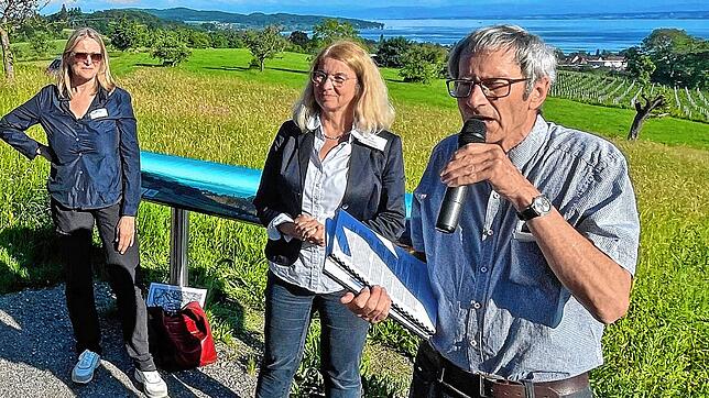 Schon bei der Veranstaltung der Bürgerinitiative hatte Hartmut Walter, Vorsitzender des Naturschutzbunds, gegen den Bebauungsplan ...