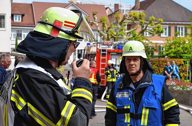 Bild 10: Die besten Bilder der Jahreshauptübung der Freiwilligen Feuerwehr Markdorf – Teil 1