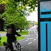 Die Fahrradzählstelle an der Konstanzer Fahrradbrücke am 1. Juni um 14.30 Uhr. 6976 Fahrräder waren an dem Tag schon vorbeigefahren.