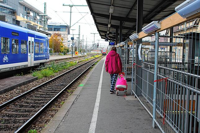 Derzeit wird der Stadtbahnhof generalsaniert. Einen Aufzug gibt es nicht mehr.