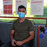 „Der E-Bus fährt leiser und geschmeidiger, das ist angenehmer“, sagt Student Markus Hain.