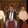 Narrenwirt Markus Buhl, Michael Noll und dessen Sohn Jonathan Noll (von links) freuen sich auf den großen Stockacher Zunftball am ...