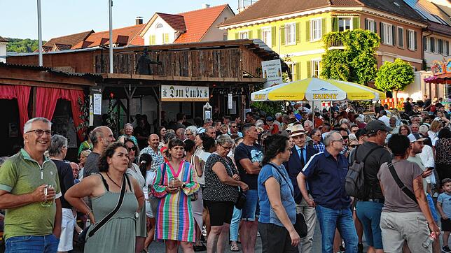 Strahlender Sonnenschein bescherte dem Markdorfer Stadtfest einen großen Besucherandrang. Die Hütten- und Laubenbetreiber freuten sich ...