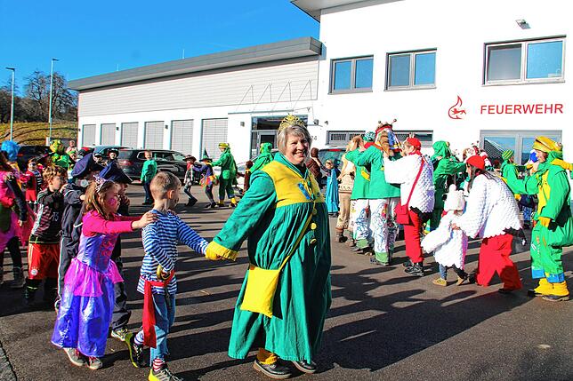 Bild 4: Bilder der Schulbefreiung in Wellendingen