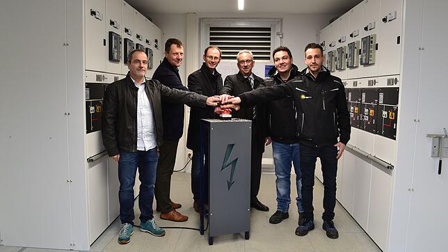 Auf dem Bild von links Rainer Beck, Markus Nägele, Micha Bächle, Thomas Fischinger, Thomas Eckert und Christian Gail.