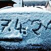 Nach Schneefällen in der Nacht auf den 7.&nbsp;April wuchs die Schneedecke an der Wetterstation Kurgebiet Bad Säckingen auf fünf ...