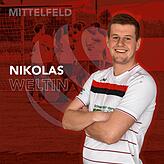 Bild 1: Nikolas Weltin &ndash; der Mann, der dreimal trifft und nur zweimal jubelt!