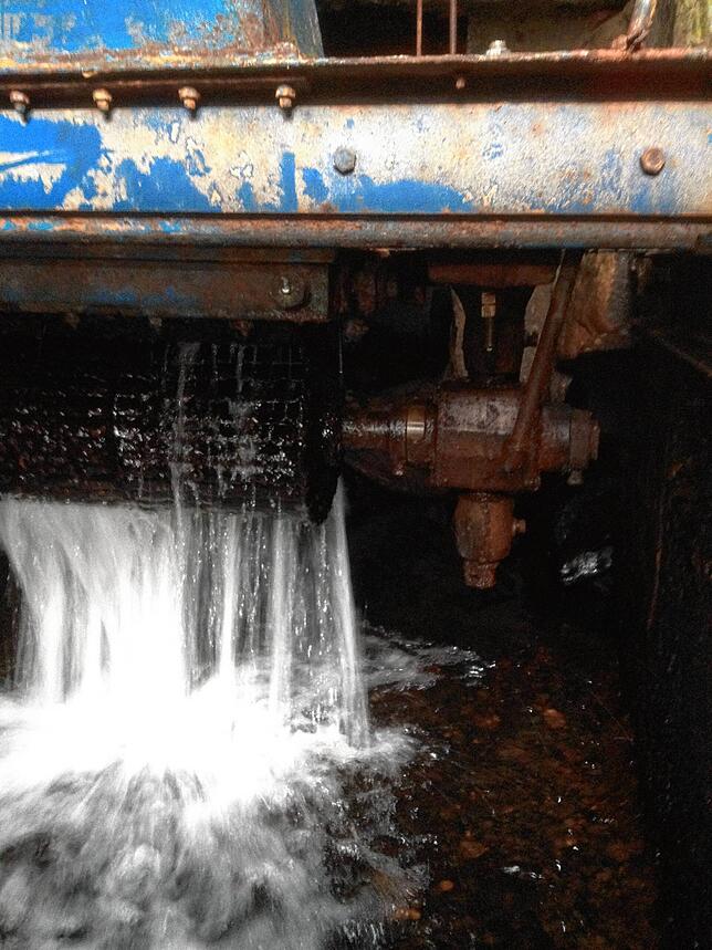 Obwohl funktionstüchtig, ist die Wasserkraftanlage in der Schwarzen Säge nicht in Betrieb.