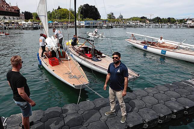 Bild 48: Die Internationale Bodenseewoche 2024 ist vorbei. Im Konstanzer Hafen erfolgt die Siegerehrung