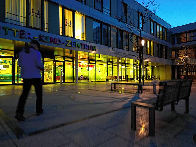 Eine Aufnahme vom Medizin Campus Bodensee (MCB), dem Klinikum in Friedrichshafen.