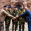 Colonel Quentin Watrin, Hauptmann Dennis Hausch, Brigadegeneral Christian Hubert Friedl, Major Johannes Matthias Wendroth und ...