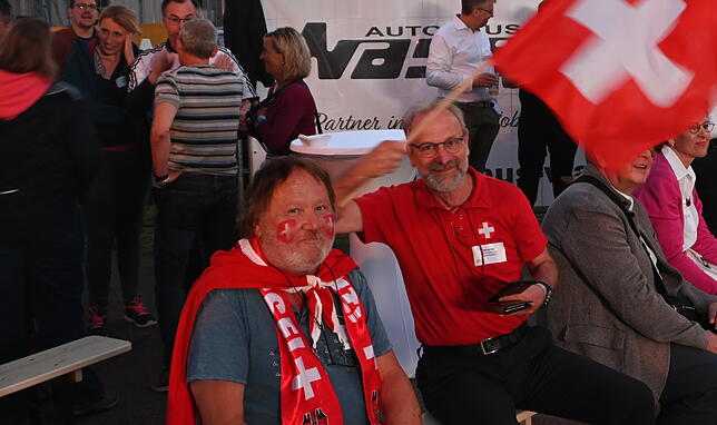 Bild 1: EM 2024 in der SÜDKURIER-Arena: Mitfiebern bei der Partie Deutschland – Schweiz