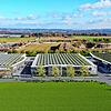 So soll der neue Gewerbepark in Lottstetten einmal aussehen. (Visualisierung)