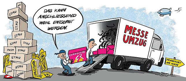 Bild 20: Die Karikatur der Woche: Wie weit weg ist noch zu nah dran?