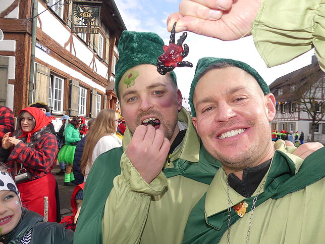 Bild 12: Fasnacht in Bermatingen: 100. Narrenbaum und 55 Jahre Zimmergilde – Die besten Bilder!