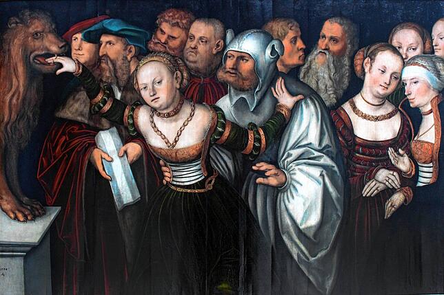 Lucas Cranach d. Ä.: „Der Mund der Wahrheit“, 1534