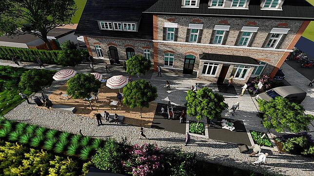 Eine Investorengruppe – die Bahnhof Markdorf Gmbh – hat das Bahnhofsgebäude von der Stadt gekauft und saniert. Hier eine ...