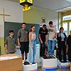 Mit handwerklichem  Geschick: Die Klasse der einjährigen Holz-Berufsfachschule an der Gewerbeschule in Bad Säckingen hat als ...