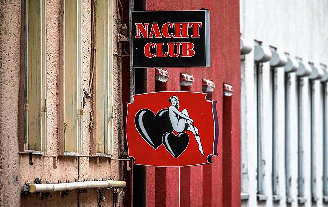 Ist im Gegensatz zu seinen Schweizer Pendants derzeit noch geschlossen: Ein Nachtclub im Stuttgarter Rotlichtviertel.