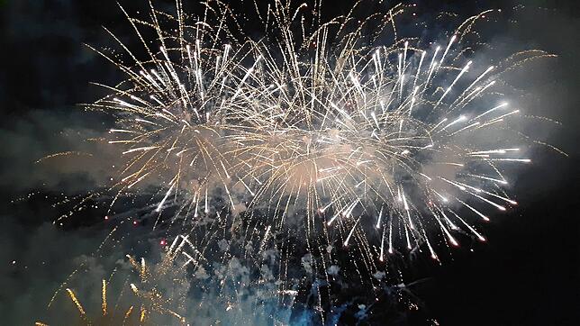 Bunte Farben im Nachthimmel: Das Feuerwerk über dem Schlosssee begeistert jedes Jahr tausende Besucher.