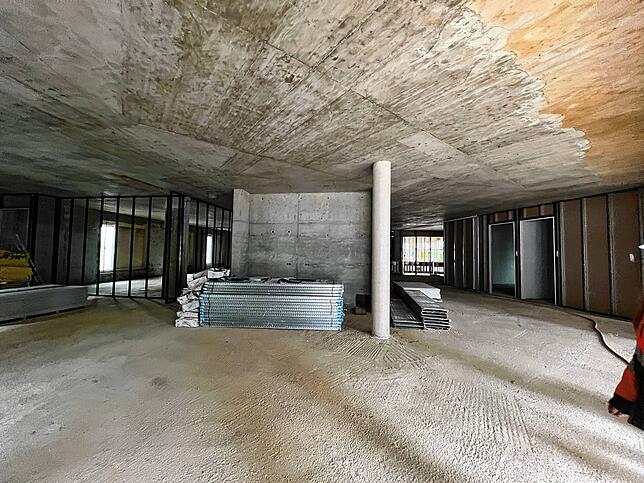 Es wird sehr geräumig: Im neuen Pflegeheim der Spitalstiftung Konstanz wird es neben den Pflegezimmer auch gemeinsame Aufenthaltsräume ...