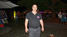 Hat alles im Griff: Tamer Tonga, Einsatzleiter in Diensten des Sicherheitsdienstes DDD aus Sigmaringen, war mit zehn Mann und Frau auf ...
