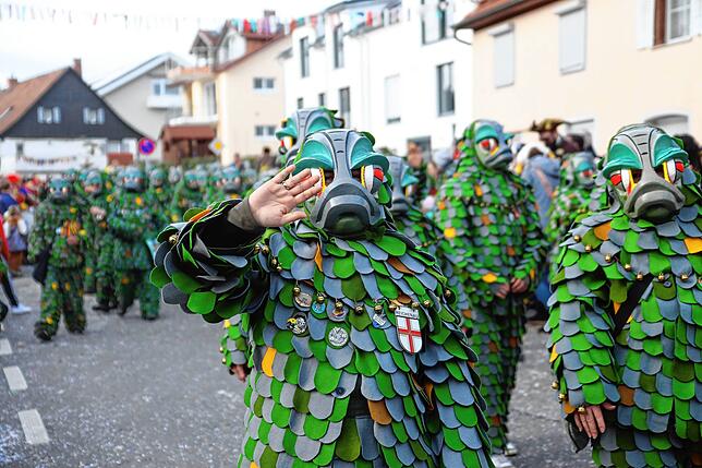 Bild 10: So bunt war der große Umzug beim Seenarrentreffen in Allensbach 2024 &ndash; Teil 2