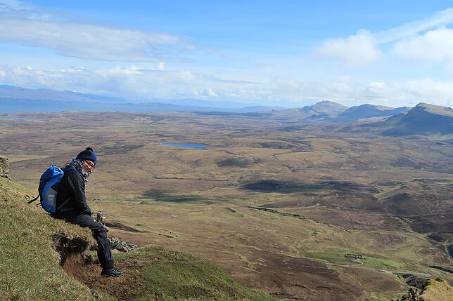 Melanie Bilgen, hier im Quiraing-Massiv, Insel Skye, reiste unter anderem nach Schottland.