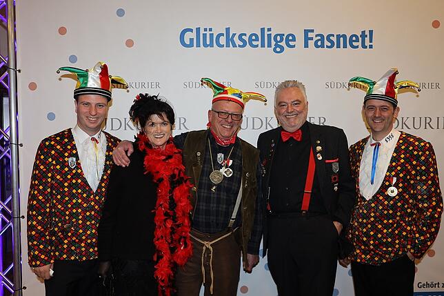 Bild 8: An der SÜDKURIER-Fotowand: Das sind die Gäste der Fernsehfasnacht (Teil 3)