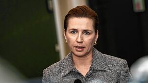 Dänemarks Regierungschefin Mette Frederiksen spricht nach den Drohnensichtungen am Flughafen von Kopenhagen von einem Anschlag. (ARCHIVBILD)
