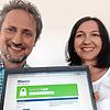 Emil Zajec und Claudia Hahn von der Psychologische Beratungsstelle für Ehe-, Familien- und Lebensfragen arbeiten wegen der ...