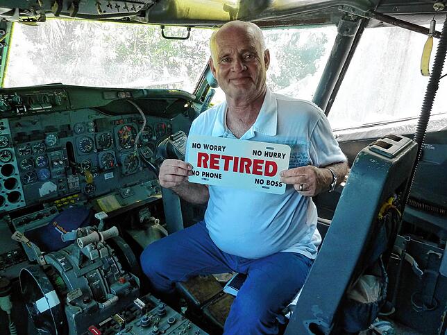 Jürgen Vietor war Co-Pilot der „Landshut“ damals und war mit in Brasilien, wo das Wrack jahrelang unbeachtet vor sich hin ...