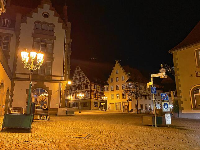 In Pfullendorf wie im gesamten Landkreis Sigmaringen gilt ab 1. April eine nächtliche Ausgangssperre.