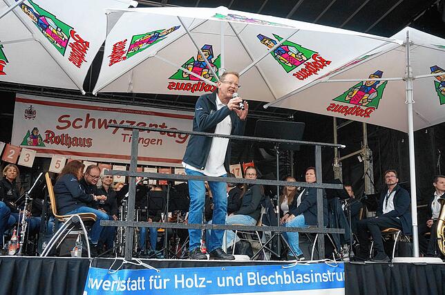 Bild 23: Fulminanter Abschluss des 610. Tiengener Schwyzertags: Die Bilder vom Wunschkonzert der Stadtmusik