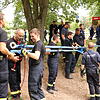Geschafft. Die Feuerwehr Donaueschingen mit ihren Abteilungen hat ihre Samstagsaufgabe gemeistert. Am Ende wird das Tor zum ...