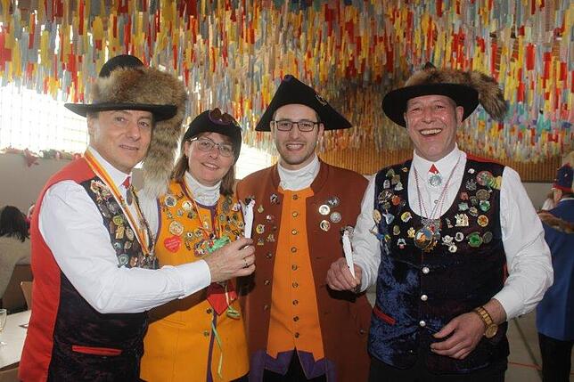 Bild 1: Bilder vom Zunftmeisterempfang zum 40. Jubiläum der Kuhsattler aus Hohenfels