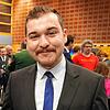 Wahlsieger Selcuk Gök am Abend nach dem zweiten Wahlgang zur Bürgermeisterwahl in Tengen.