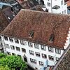 Das Radolfzeller Amtsgericht von oben. Hier wurde jüngst ein Urteil gegen eine Vermieterin und ihre Tochter gesprochen.