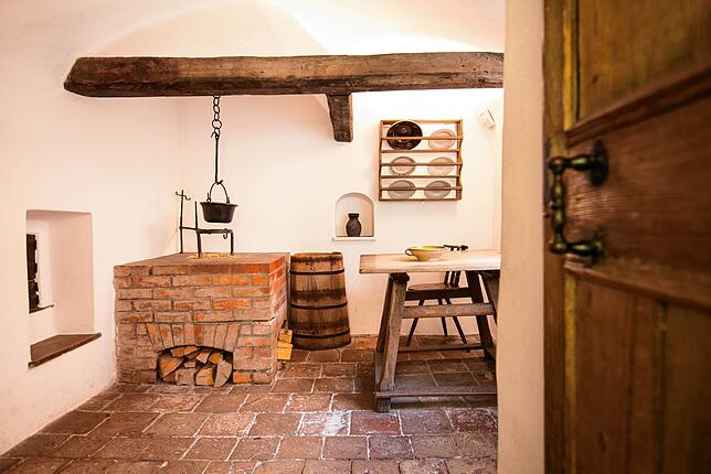 Bescheiden, aber komfortabel: Eine Wohnung aus dem Museum.