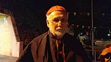 Lothar Oeschger 2024 als Wälder des Vierten Faißen. Jetzt verabschiedet er als Merkwürden die Fasnacht.