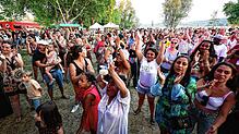 Gute Stimmung bei Reggae im Herzen: Mehrere hundert Besucher kamen am Samstag auf das kostenlose Open-Air-Festival mit afrikanischen Vibes.