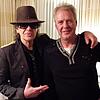Günter Schneidewind (rechts) mit Deutschrocker Udo Lindenberg.