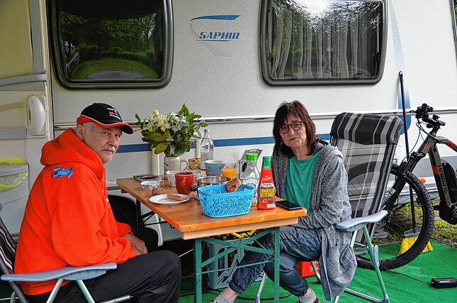 Brigitte und Wolfgang Schrammer aus Dingolfing gehören zu den Gästen, die wiederkehren.