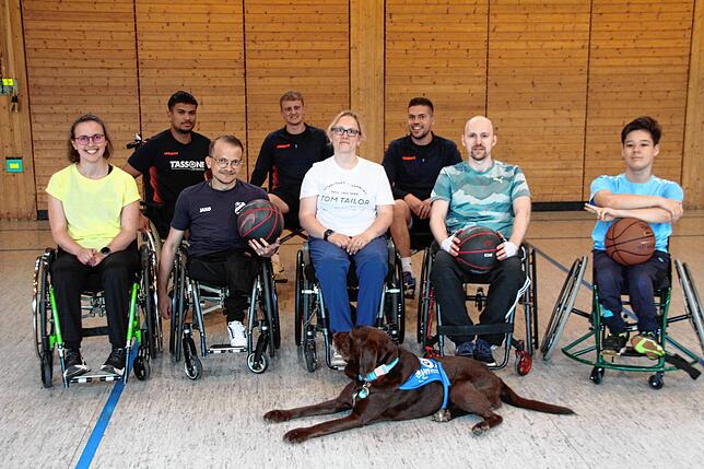 Die Hegauwheels suchen neue Mitspieler. Im Bild zu sehen sind Aileen Reichle, Marco Haselbeck, Kim Dippelhofer, Denis Dippelhofer, Joel ...