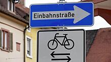 Die Hebelstraße Schopfheim ist seit Jahren eine Einbahnstraße. Archivfoto: André Hönig