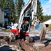 Eine Umleitung besteht auf der Holzschläger &bdquo;Hauptstraße&ldquo; &ndash; über den Parkplatz der &bdquo;Krone&ldquo; geht es an der ...