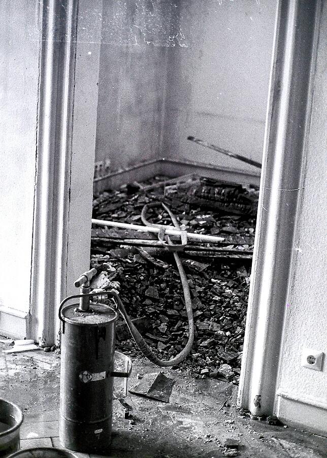 Bild 20: Gedächtnis der Region: Bilder vom Großbrand des Stockacher Polizeireviers 1992 und dem Umbau