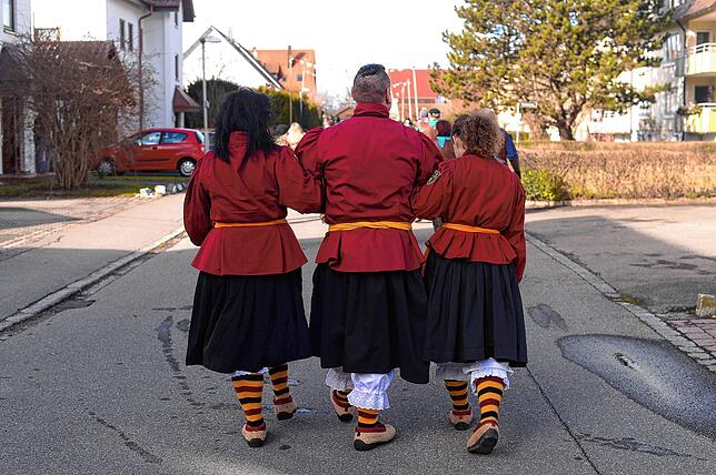Bild 14: Närrisches Treiben in kleinerem Rahmen am Fischbacher Samstag