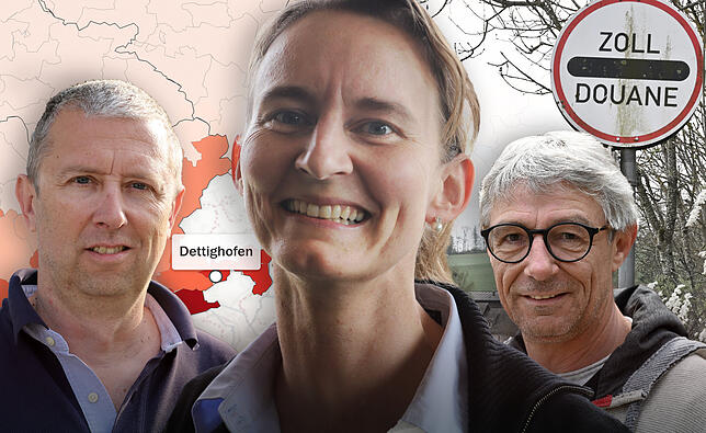 In Dettighofen ist jeder dritte Arbeitnehmer ein Grenzgänger. Wie wirkt sich das auf den Ort aus? Und wie viele Menschen pendeln aus ...